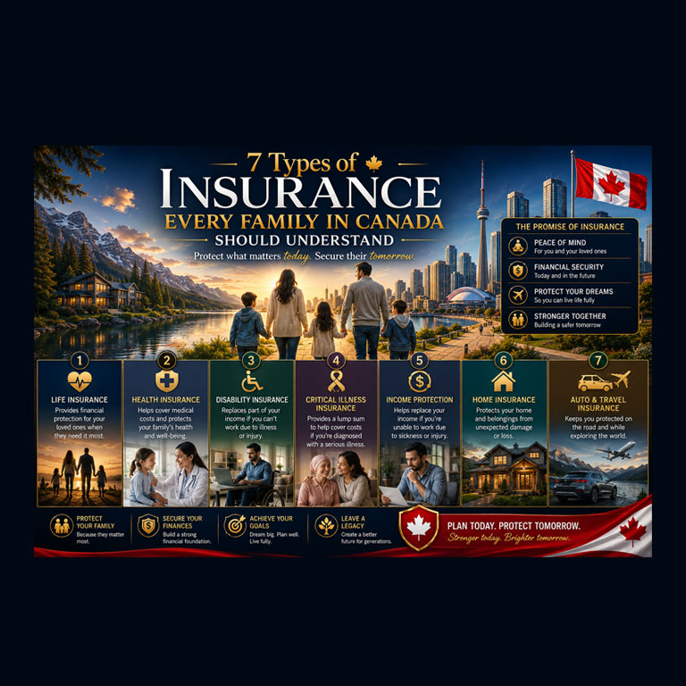 7 Types of Insurance Every Family in Canada Should Understand